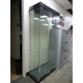 5 Shelf Locking Tempered Glass Display Case, 32 x 15 x 71